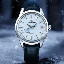 Grand Seiko 冠蓝狮 SpringDrive SBGA407G 雪花限量机械表