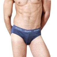 金三塔 内裤男桑蚕丝亲肤透气中腰内裤 NZM063 藏青4500-3 L