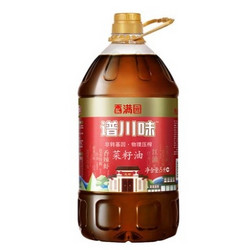 香满园 非转基因物理压榨 谱川味菜籽油 5L 