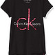 Calvin Klein 女孩平角徽标 T 恤