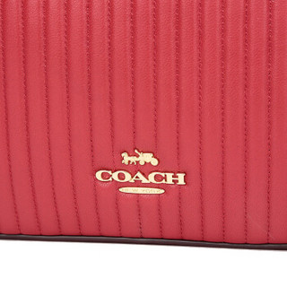 COACH 蔻驰 奢侈品 女士专柜款红色皮革CAMERA单肩斜挎包 31014 LINP0