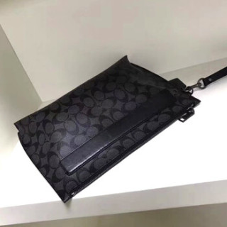 COACH 蔻驰 新款男士牛皮大号手拿包 手腕包 F29508
