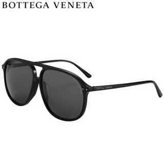 BOTTEGA VENETA 葆蝶家 男款墨镜 灰色镜片黑色镜框太阳镜 BV0224SA-001 61mm