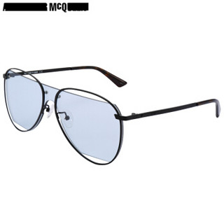 MCQ 麦昆 男女款墨镜 蓝色镜片黑色镜框 太阳镜 MQ0196S 004 99mm