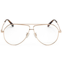 Stella McCartney 丝黛拉麦卡妮 eyewear 女光学镜架 金属眼镜框 框型近视眼镜 SC0063O-001 金色镜框 60mm