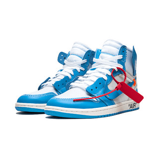 Air Jordan 1 x Off-White联名 AJ1 北卡蓝 UNC 男鞋 AQ0818-148 (48.5)