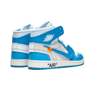 Air Jordan 1 x Off-White联名 AJ1 北卡蓝 UNC 男鞋 AQ0818-148 (46)