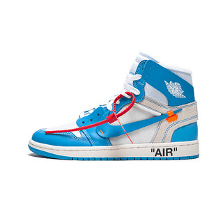 Air Jordan 1 x Off-White联名 AJ1 北卡蓝 UNC 男鞋 AQ0818-148 (40)