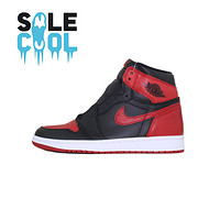 元年Jordan 1 Retro High OG Banned AJ1 黑红禁穿男子555088-001 (41)