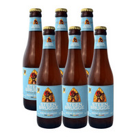 布鲁日（STEENBRUGGE）小麦啤酒 比利时原装进口 修道院精酿啤酒330ml*6瓶 组合装 *3件