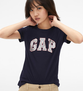 Gap 盖璞 215888 女士徽标短袖T恤