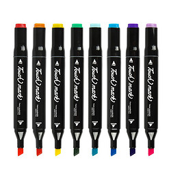 Touchmark 双头马克笔 24色 送高光笔+绘图笔+笔袋