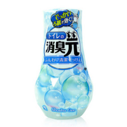 小林制药(KOBAYASHI) 室内高档液体空气清新剂0.4L 浅蓝色珍珠皂香400毫升 *5件