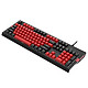 FirstBlood F11 机械键盘104键 白光 樱桃青轴 Cherry键盘 吃鸡键盘 红色
