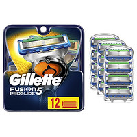 Gillette 吉列 Fusion5 ProGlide 锋隐致顺 手动剃须刀头 12个 *2件