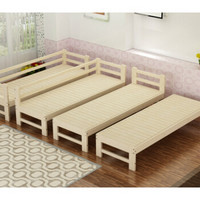 床加宽床加长实木床松木床架单人床拼接床可定做双人订制 180*20任意高 其他