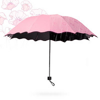 物有物语 折叠清新晴雨伞 遇水开花