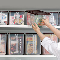 inomata日本进口厨房食物冰箱密封保鲜收纳盒5L