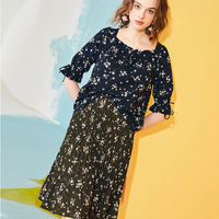 La Chapelle 拉夏贝尔 20011907-1 女士碎花半身裙