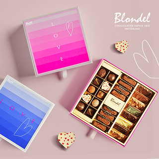 Blondel 七夕情人节致爱巧克力礼盒 (255g、礼盒装)