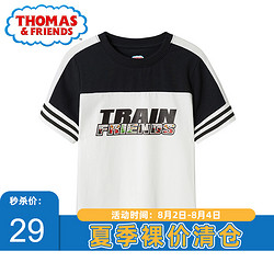 Thomas & Friends 托马斯和朋友 男童夏装新款圆领T恤