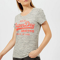 Superdry 极度干燥 Vintage Logo Stripe女士T恤