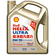 Shell 壳牌 HELIX ULTRA 金装极净 超凡喜力 0W-20 全合成机油 SN 4L