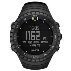 SUUNTO 颂拓 Core 核心 All Black SS014279010 深黑铝户外腕表 