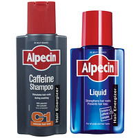 凑单品、银联专享：Alpecin 阿佩辛 止脱生发套装（洗发露 C1 250ml+营养液 200ml）