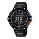 CASIO 卡西欧 SGW-100-2BCF 男士手表 (45mm、橡胶、黑色、圆形)