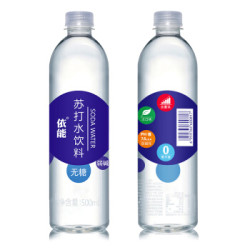 yineng 依能 加锌苏打水500ml*24瓶0糖0脂0卡无汽弱碱家庭量贩装