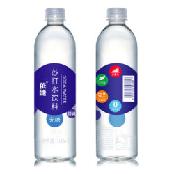 依能 加锌 无糖无汽弱碱 苏打水饮料 500ml*24瓶 塑膜量贩装 *2件