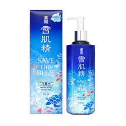 日本进口 雪肌精SEKKISEI 高丝化妆水2019 SAVE the BLUE守护海洋版雪水 润白爽肤水 500ml 补水亮肤