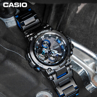 CASIO 卡西欧 MTG-B1000BD系列 男士太阳能电波蓝牙手表 MTG-B1000BD-1A