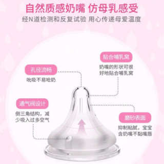 pigeon 贝亲 宽口径PPSU塑料彩绘奶瓶 贝亲奶瓶 吸管奶瓶 坐立喝奶 蓝色-LL号奶嘴9个月以上AA172