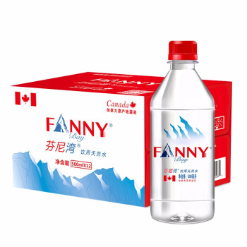 FANNYBAY 芬尼湾 加拿大进口饮用天然水 500ml*12瓶