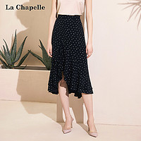 La Chapelle 拉夏贝尔 10020726 女士黑色高腰半身裙 *2件