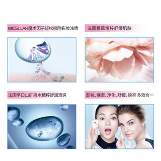 L'OREAL PARIS 巴黎欧莱雅 三合一卸妆水洁颜唇部魔术水大容量清爽不油 温和不刺激 免洗官网正品旗舰店 倍润型400ml卸妆套装