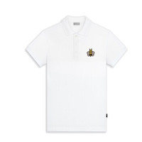 Dior 迪奥 奢侈品新款蜜蜂贴片白色纯棉polo衫 白色 923J806B0448_C082 L
