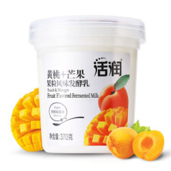 新希望 活润大果粒 黄桃+芒果 370g*3 风味发酵乳酸奶酸牛奶 *4件