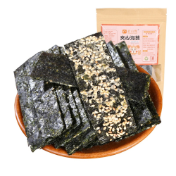 君小馋 芝麻夹心海苔脆 35g *3件