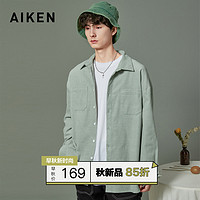 Aiken/爱肯 AK319A-051301  灯芯绒男士衬衣