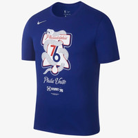 NIKE 耐克 费城 76 人队 Nike Dri-FIT CU9170 男子NBAT恤