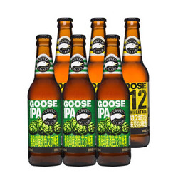 鹅岛（Goose Island）精酿啤酒 312城市小麦 印度淡色艾尔 熏染艾尔 各2瓶组合 *6件