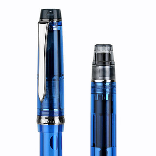 PILOT 百乐 Custom Heritage92 14K透明示范钢笔 透明黑 F尖