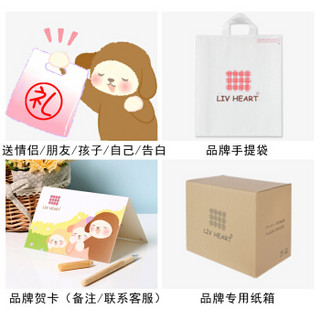 LIV HEART 恐龙鲨鱼毛绒玩具 灰色  L号