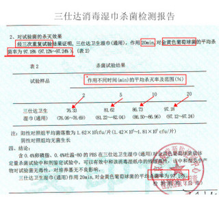 三仕达 通用便携消毒湿巾10片24包