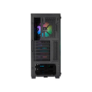 USCORSAIR 美商海盗船 220T RGB ATX机箱 半侧头 黑色