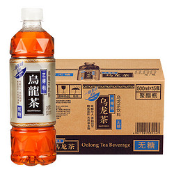 SUNTORY 三得利 无糖乌龙茶 500ml*15瓶 整箱装 *2件