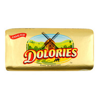 德洛丽丝 Dolories 黄油卷（无盐）250g，赠品多美鲜儿童奶酪340g *6件